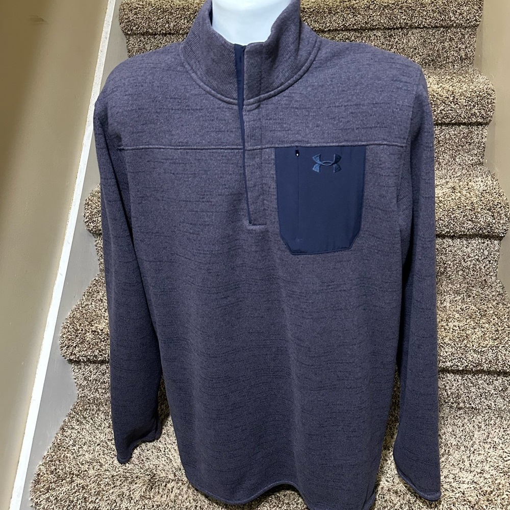 Sharp men’s *Under Armour Loose* soft warm pullover fleece style sweatshirt XL